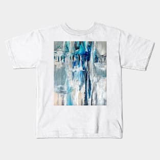 Diversion Acrylic Abstract Expressionist Painting Kids T-Shirt